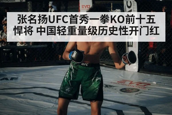 张名扬UFC首秀一拳KO前十五悍将 中国轻重量级历史性开门红